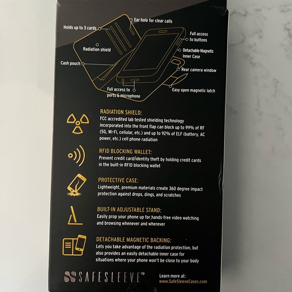 Anti-radiation cell phone case and anti-blue light glass screen protector - Picture 4 of 5